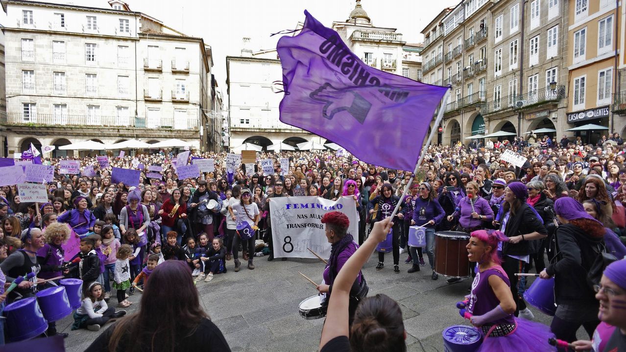 Las imágenes del 8M en Ourense