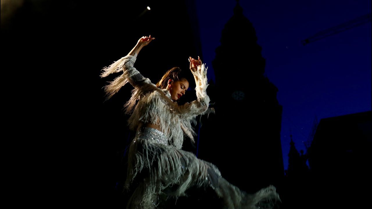 Concierto de Rosalia en Santiago. Fiestas del Apóstol