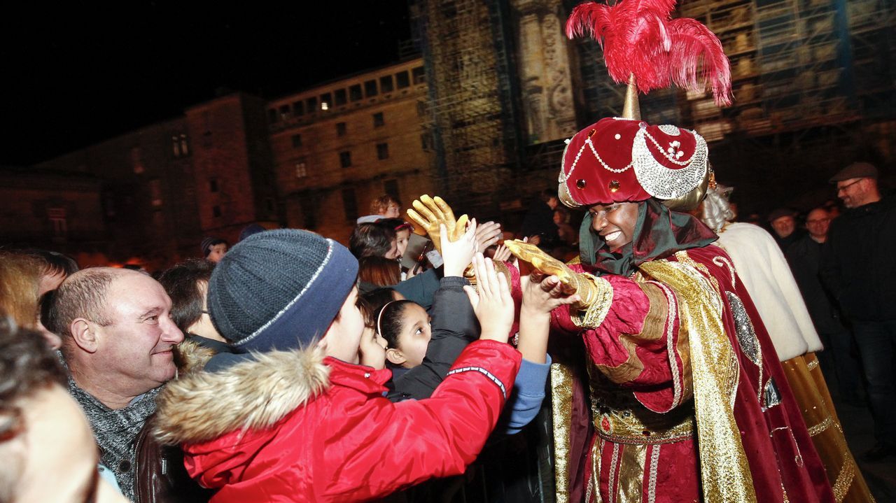 Gaspar en las calles compostelanas