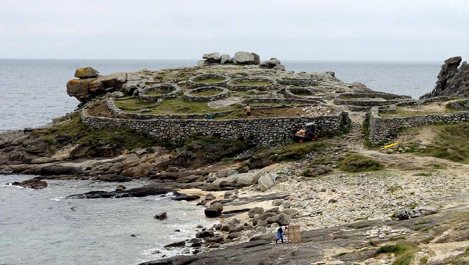 Castro de Baroña en Porto do Son.