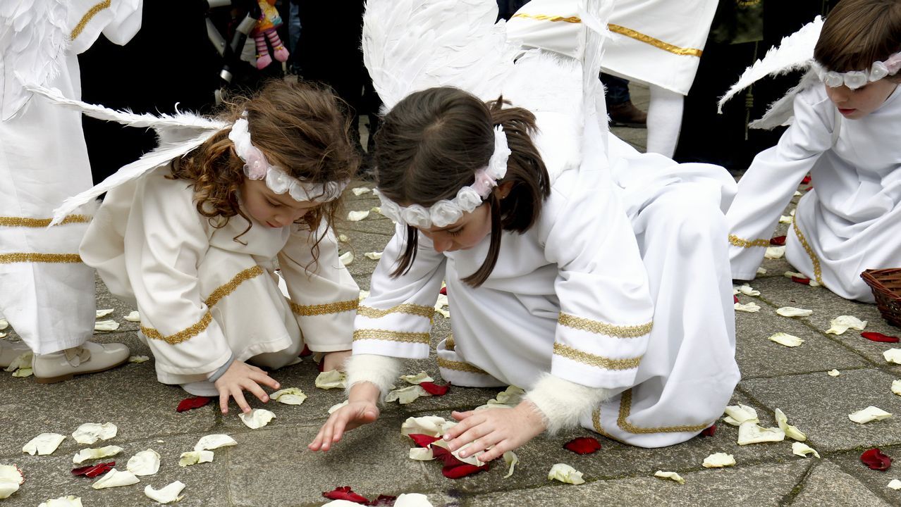 Procesión del Santo Encuentro en Santiago