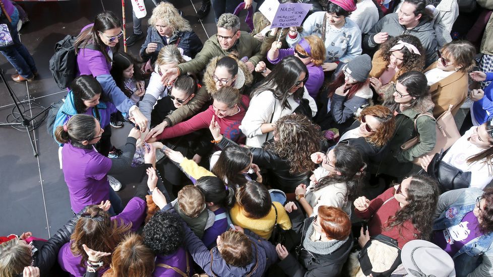 Condentración del 8M. Día de la Mujer