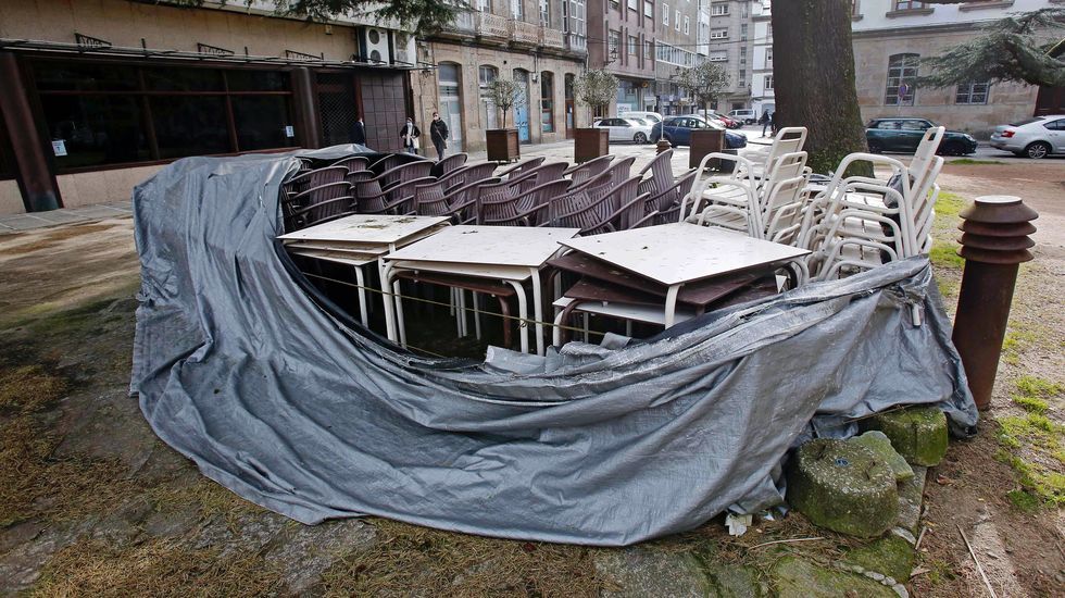 Reapertura de terrazas en Pontevedra