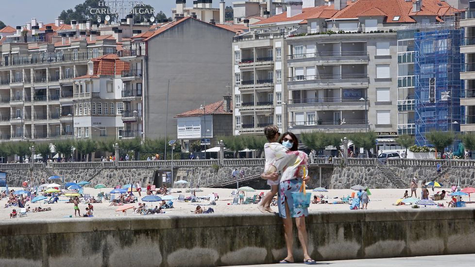 Sanxenxo. Playa de Silgar