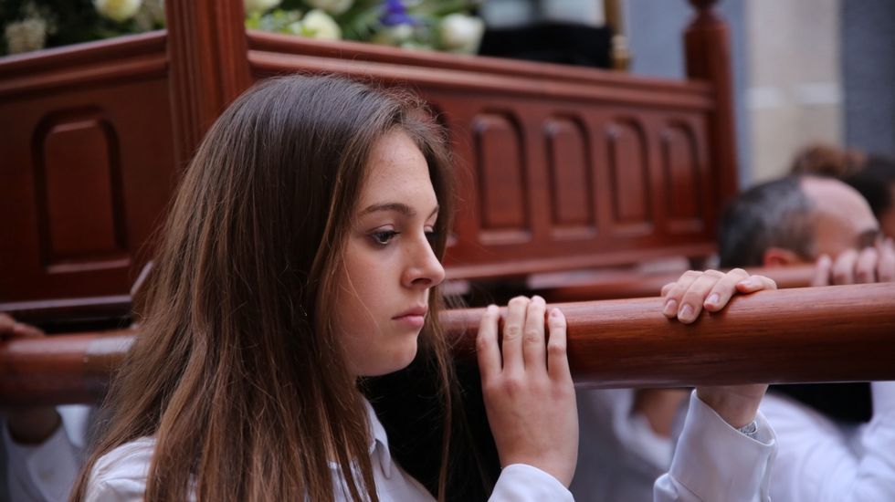 Procesión de Viernes de Dolores en Corme