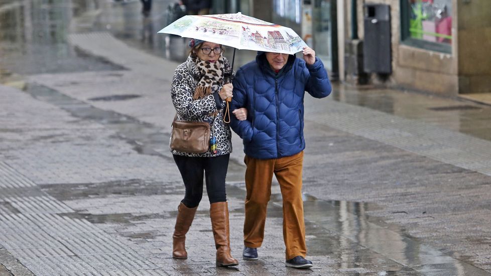 Noviembre pasado por agua en Pontevedra