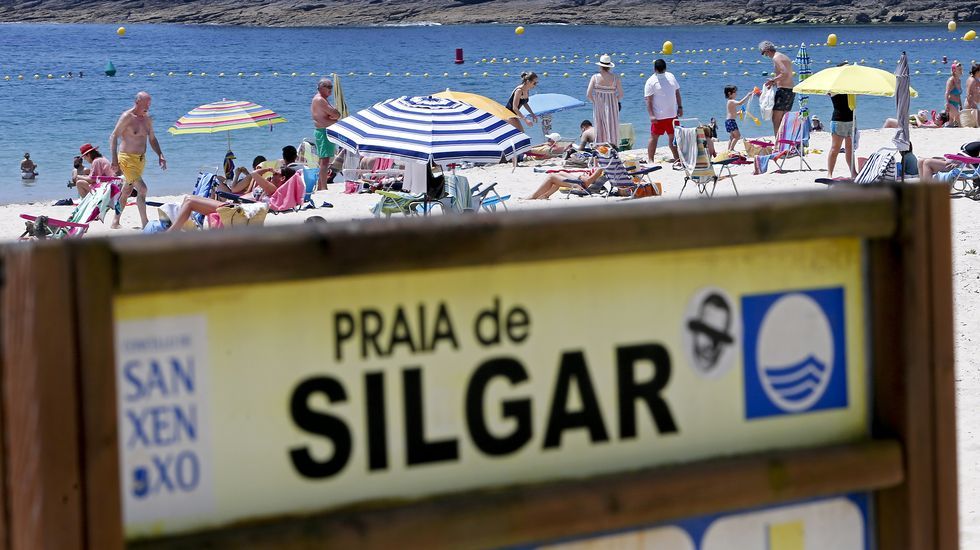 Sanxenxo. Playa de Silgar
