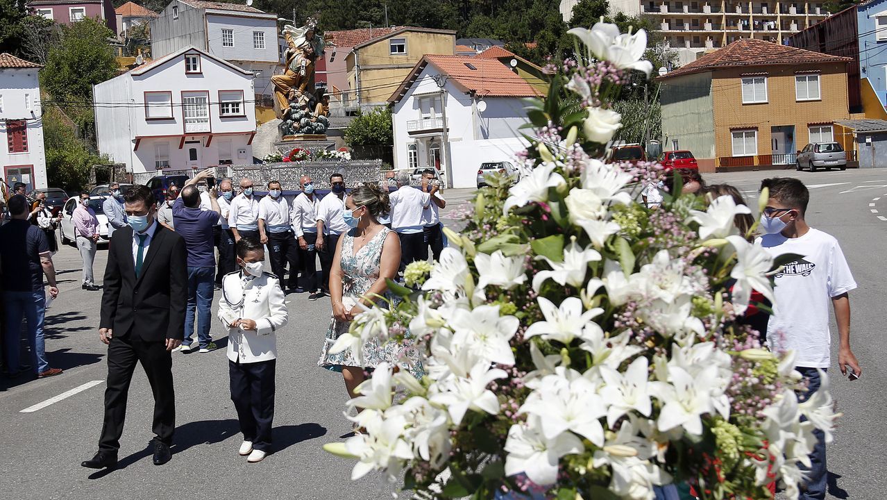 Procesión del Carmen en Lampón 2020