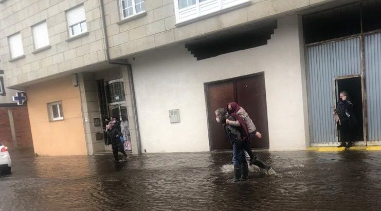 Inundaciones en Vimianzo