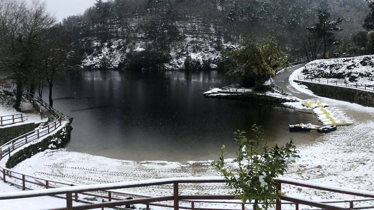La playa de A Cova, en el río Miño