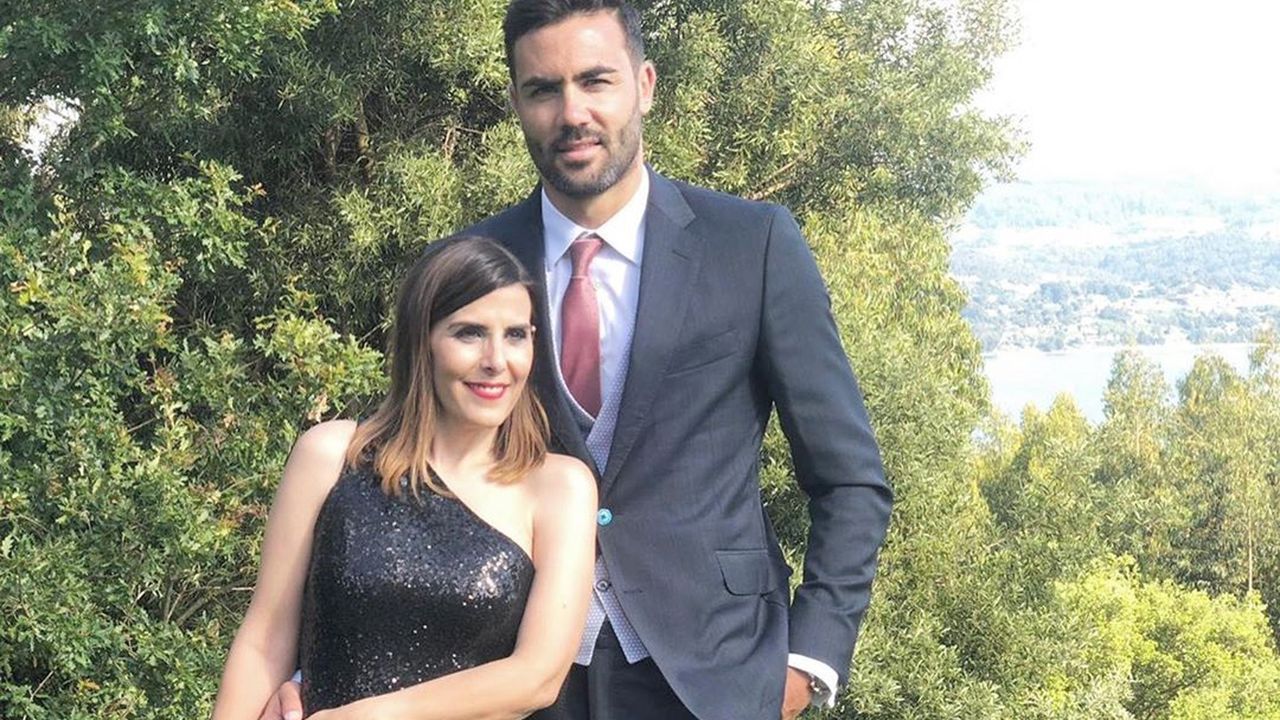 Vicente Iborra, con su pareja