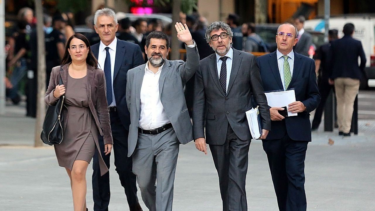 Jordi Sánchez llega a la Audiencia Nacional