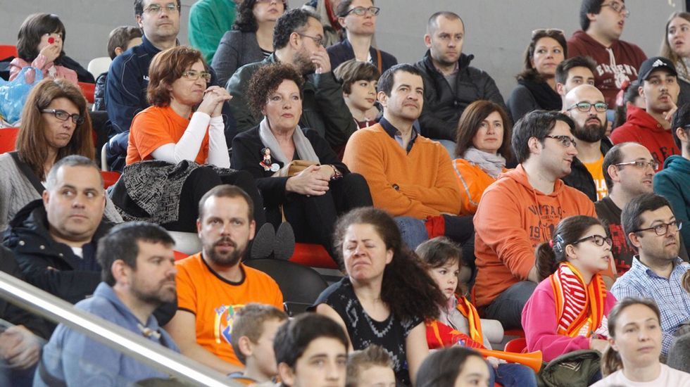 Afición del Basquet Coruña-Melilla, segundo partido de los play off por el ascenso a la Liga ACB