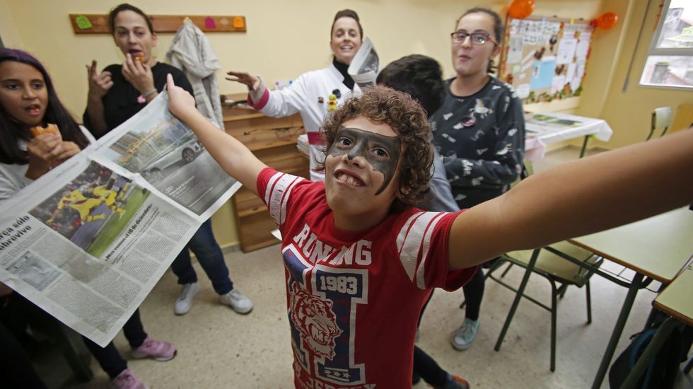 Celebración del Samaín en el CEIP Praza de Barcelos. Halloween