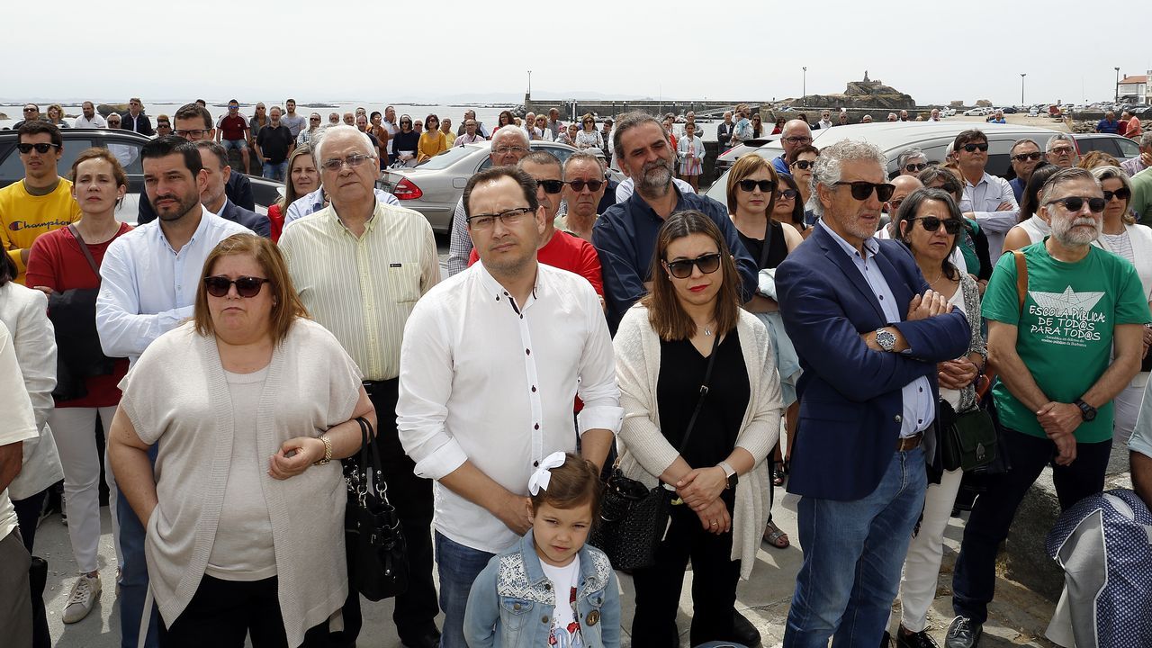 ACTO DEL HOMENAJE A PLACIDO BETANZOS EN EL QUE BAUTIZO´CON SU NOMBRE EL PASEO MARITIMO DE PALMEIRA