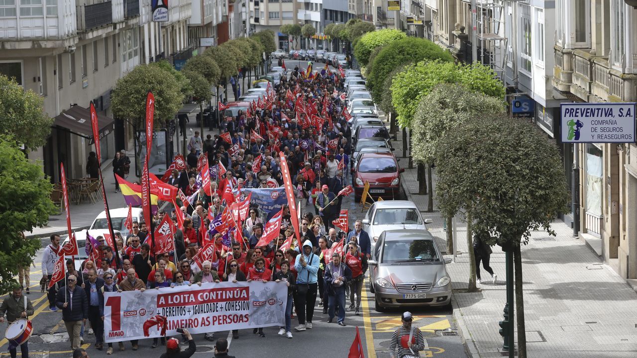 Manifestación del 1 de mayo en Lugo