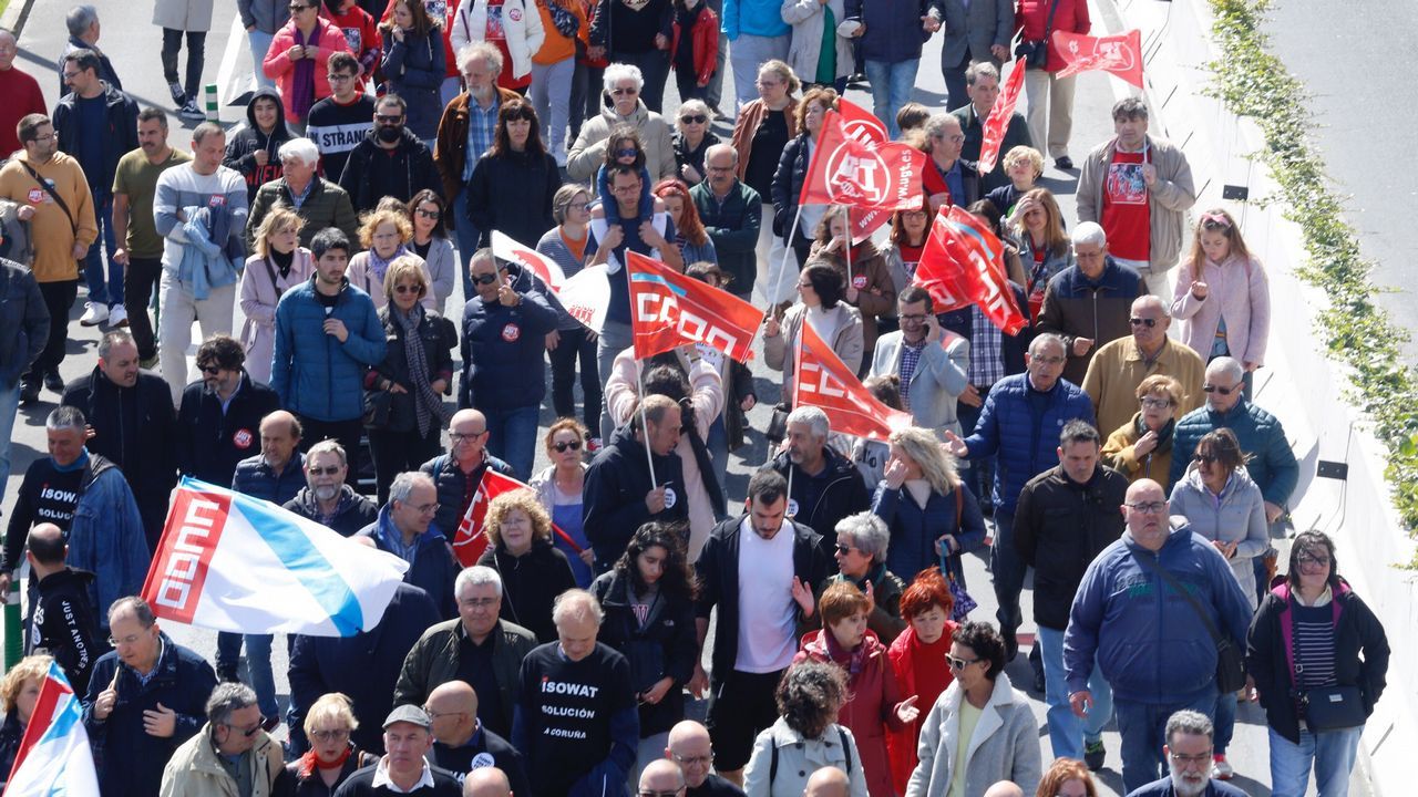 La manifestación de A Coruña