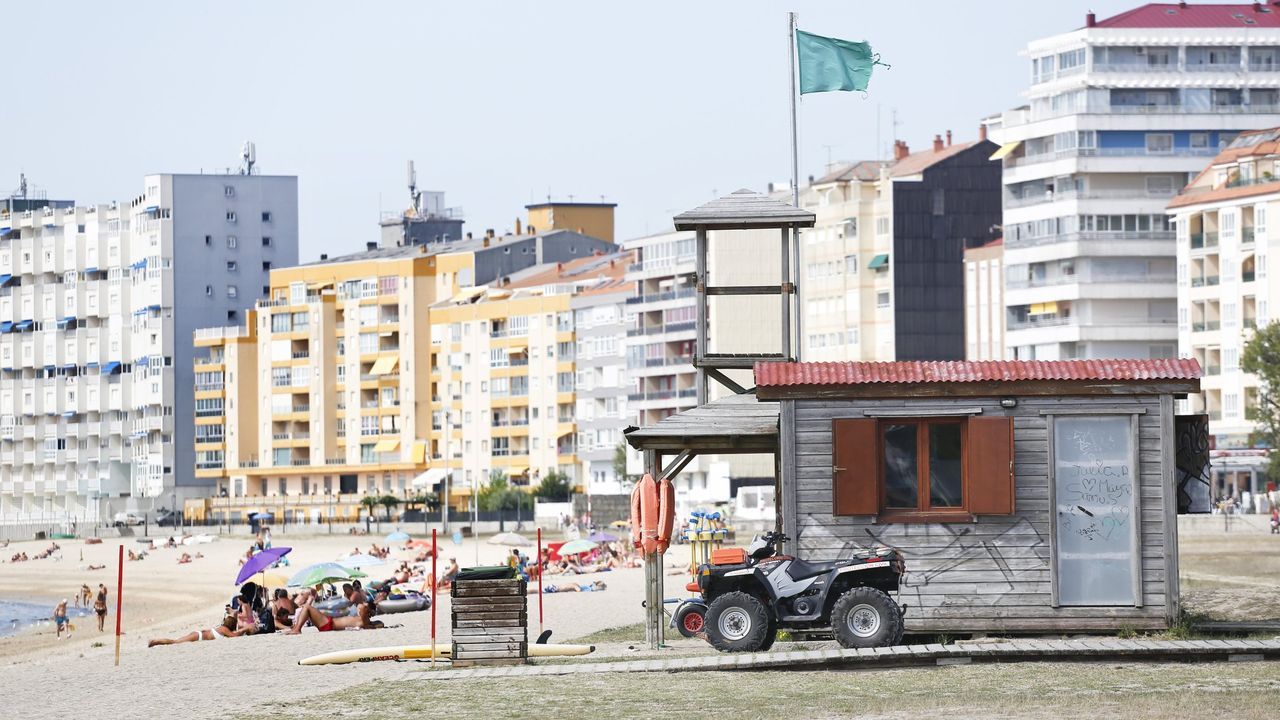 Playa de A Compostela en Vilagarcía