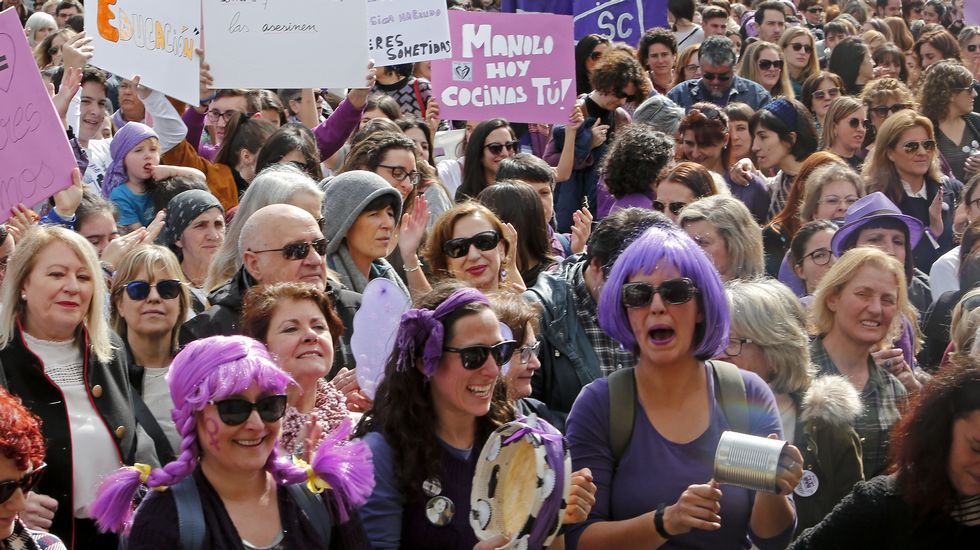 Condentración del 8M. Día de la Mujer