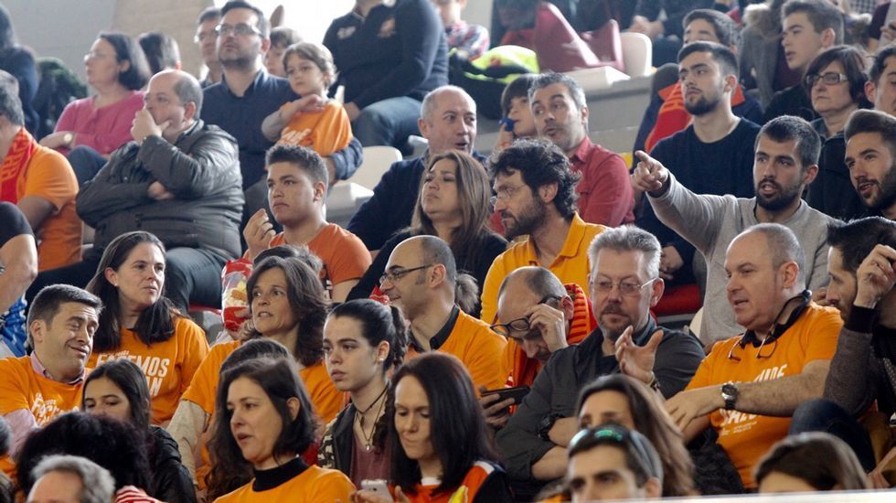 Afición del Basquet Coruña-Melilla, segundo partido de los play off por el ascenso a la Liga ACB
