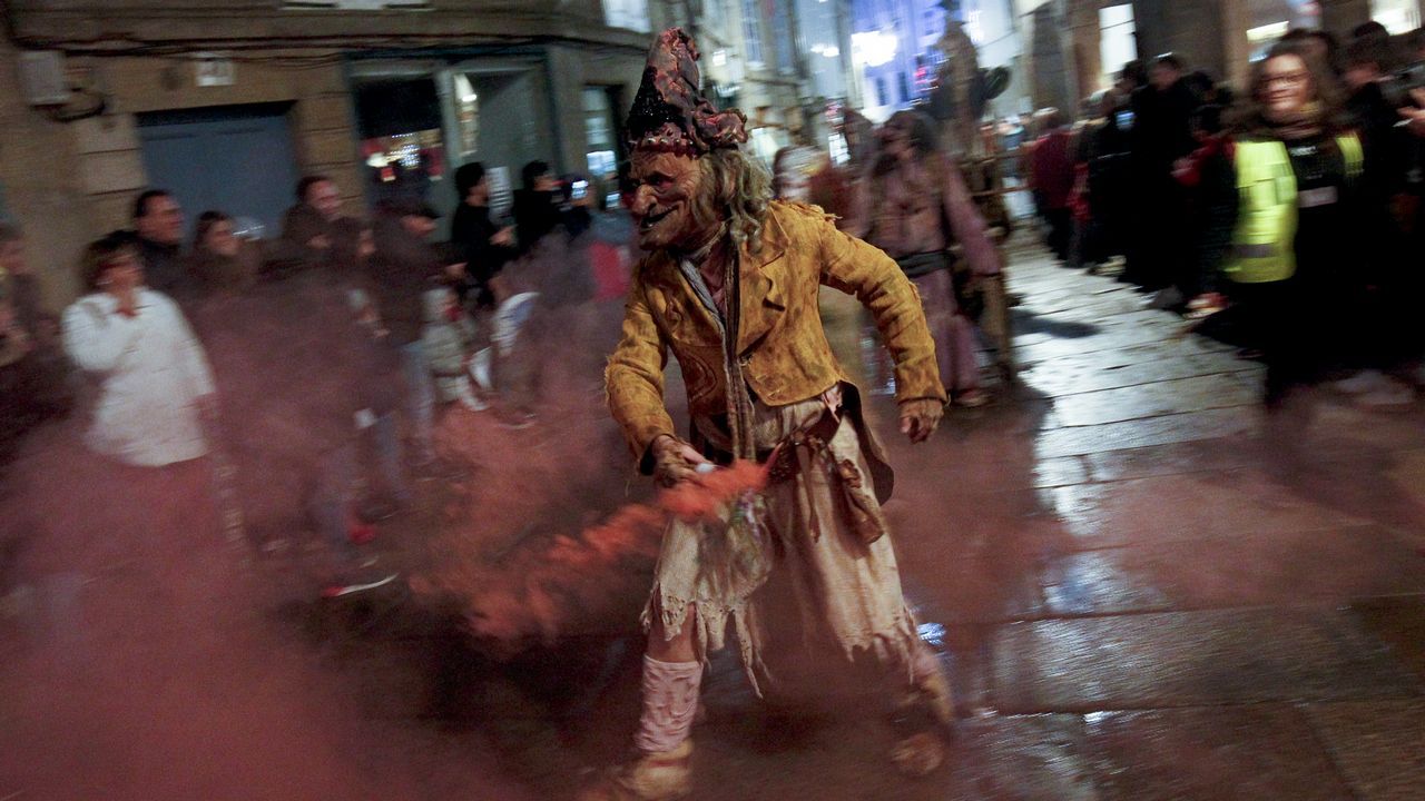 Los niños, esperando a los Reyes en Santiago