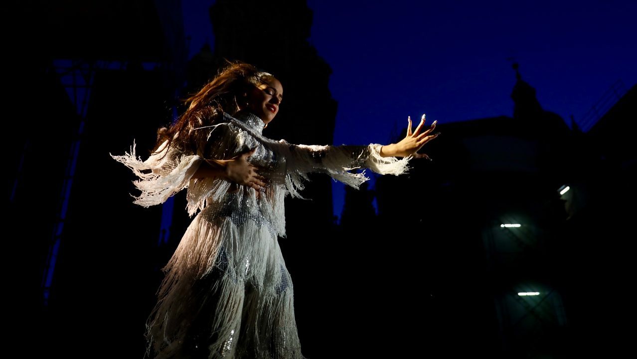 Concierto de Rosalia en Santiago. Fiestas del Apóstol