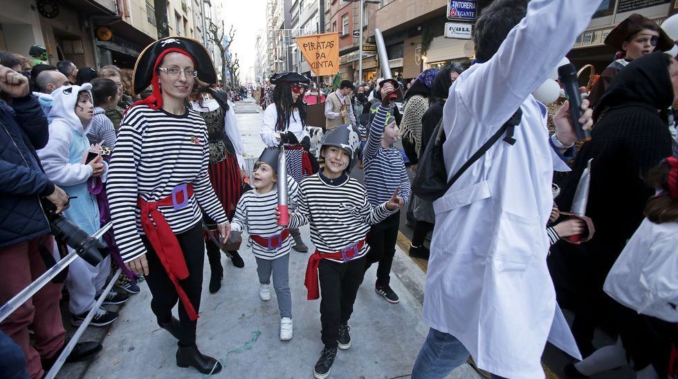 Desfile de Carnaval en Pontevedra
