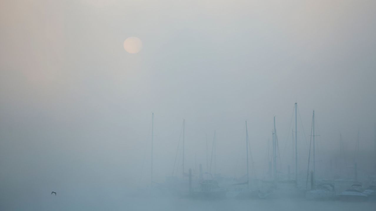Niebla en A Coruña