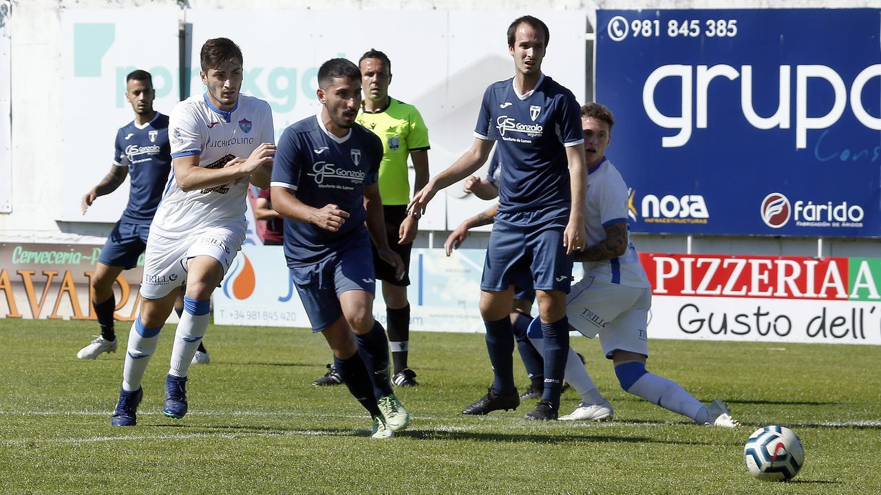 Partido entre el Boiro y el Lemos, de la fase de ascenso a Tercera