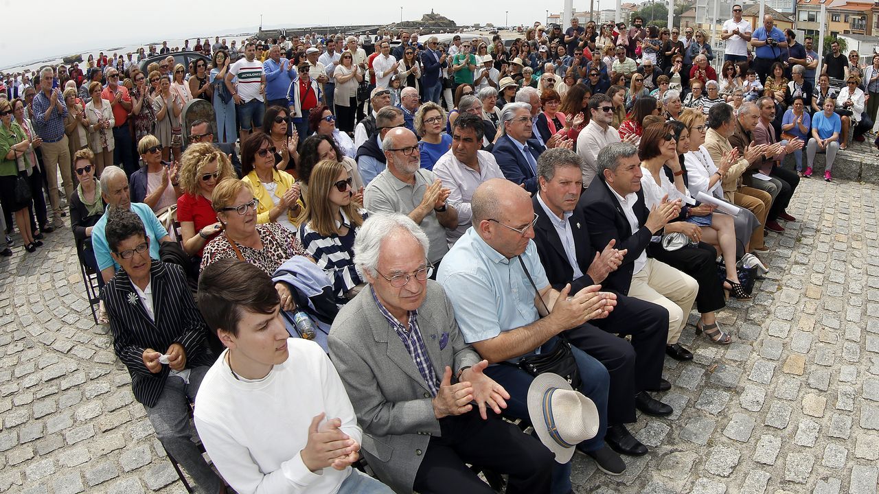 ACTO DEL HOMENAJE A PLACIDO BETANZOS EN EL QUE BAUTIZO´CON SU NOMBRE EL PASEO MARITIMO DE PALMEIRA