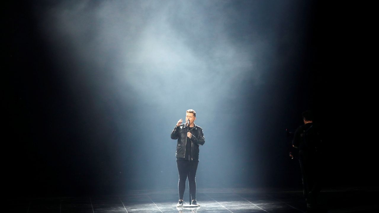 Netta Barzilai, de Israel.Michael Rice, representante del Reino Unido, en Eurovisión