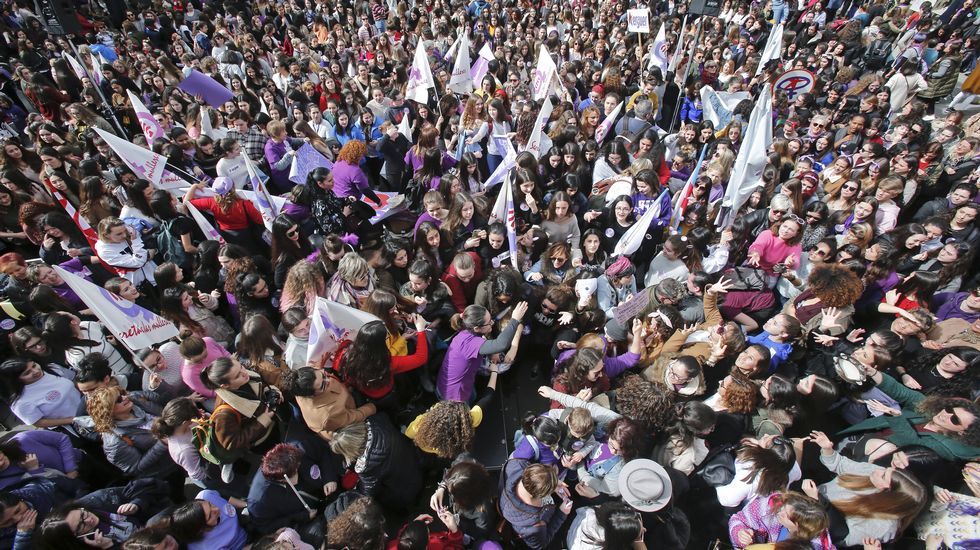 Condentración del 8M. Día de la Mujer
