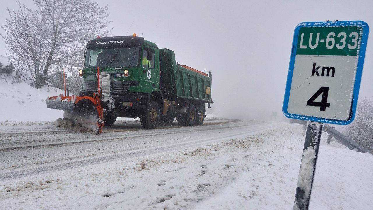 Temporal de nieve en Bilbao