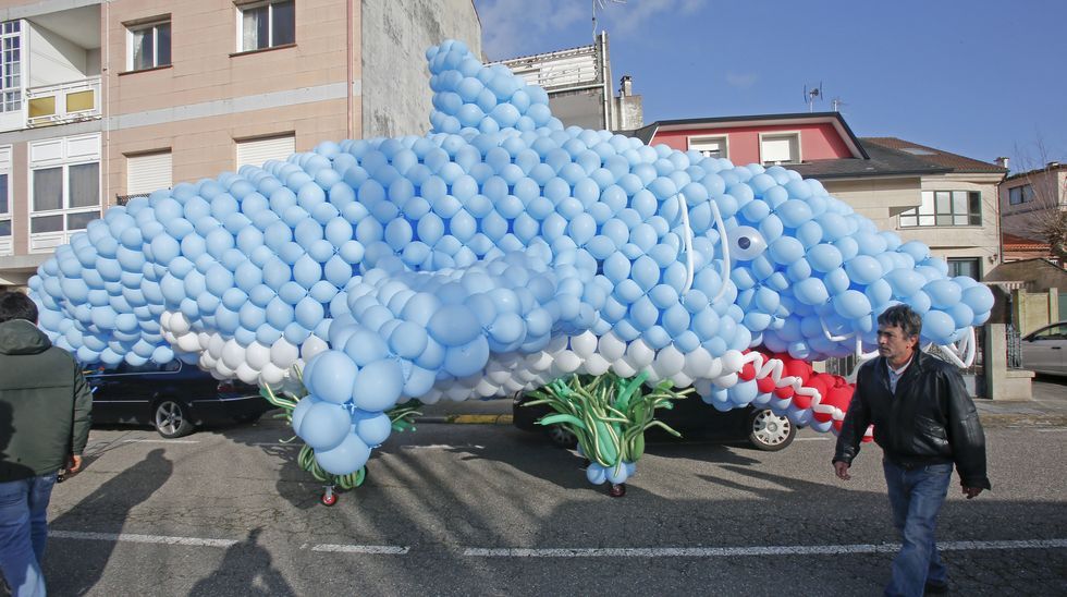 Desfile del momo en Vilanova de Arousa