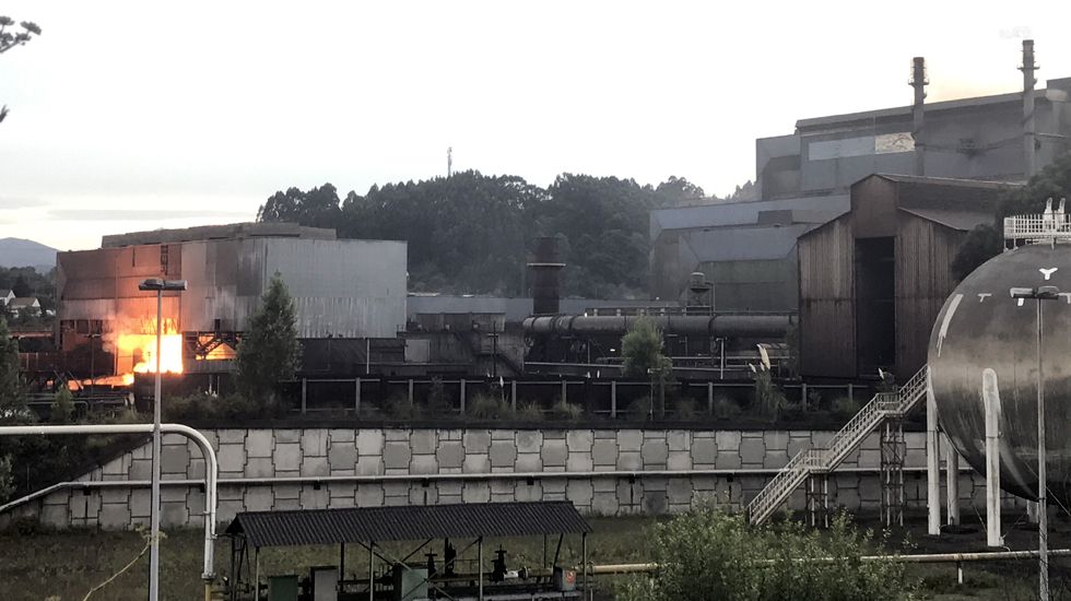 F�brica de Arcelor en Tabaza.F�brica de Arcelor en Tabaza