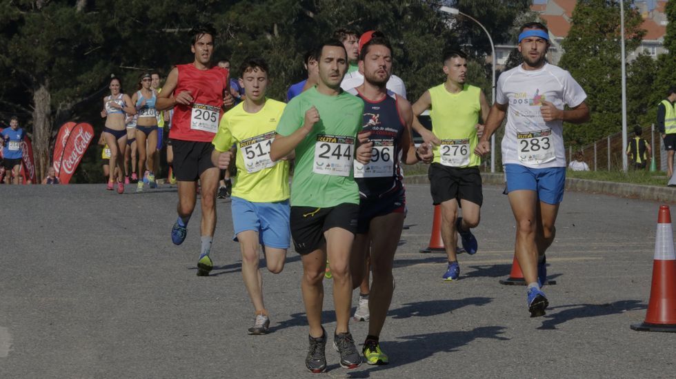 III Carrera pedestre popular Ruta dos en parque de Acea da Ama en Culleredo