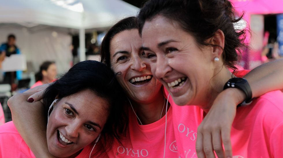 La boxeadora Marta Brañas, participante en la carrera de la mujer