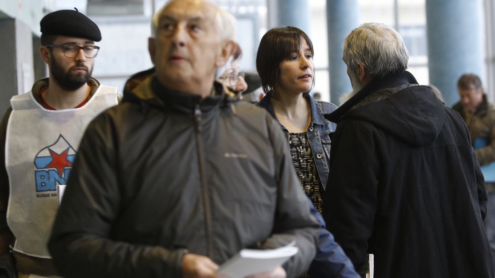 Carme Adán en la XV Asemblea Nacional do BNG