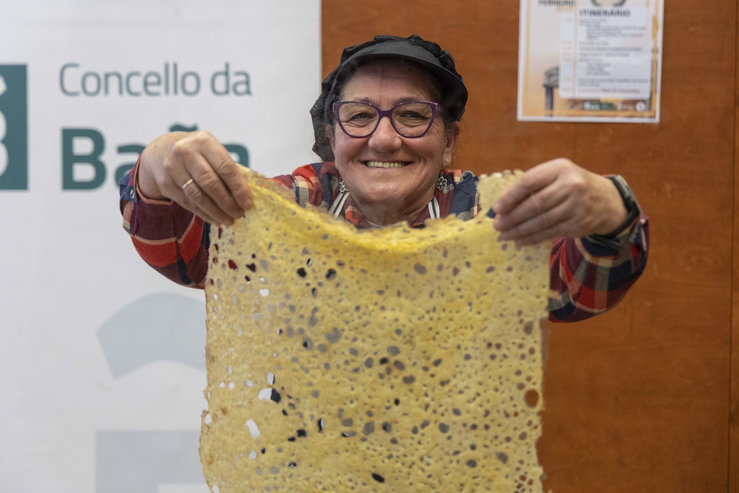 Presentacin da Festa da Filloa da Pedra da Baa na Praza de Abastos de Santiago. 06/02/2025