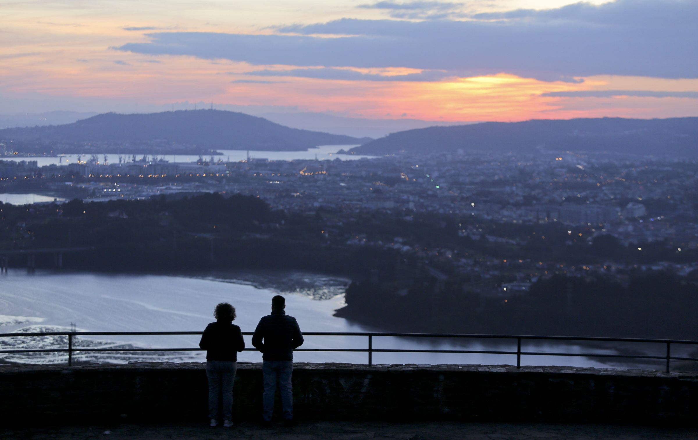 Vista da r�a de Ferrol. 16/11/2021