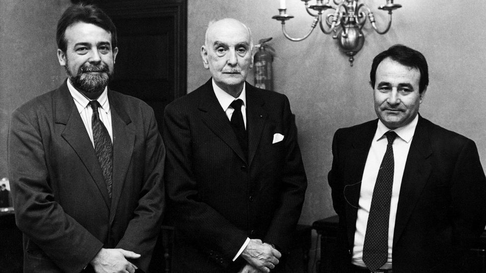 Durante os premios da Xunta en 1989