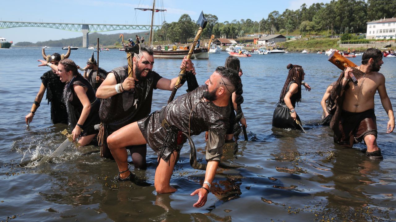 .Desembarco vikingo de Catoira