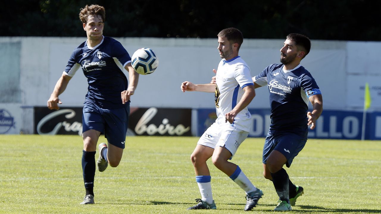Partido entre el Boiro y el Lemos, de la fase de ascenso a Tercera