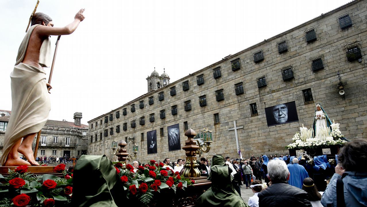 Procesión del Santo Encuentro en Santiago
