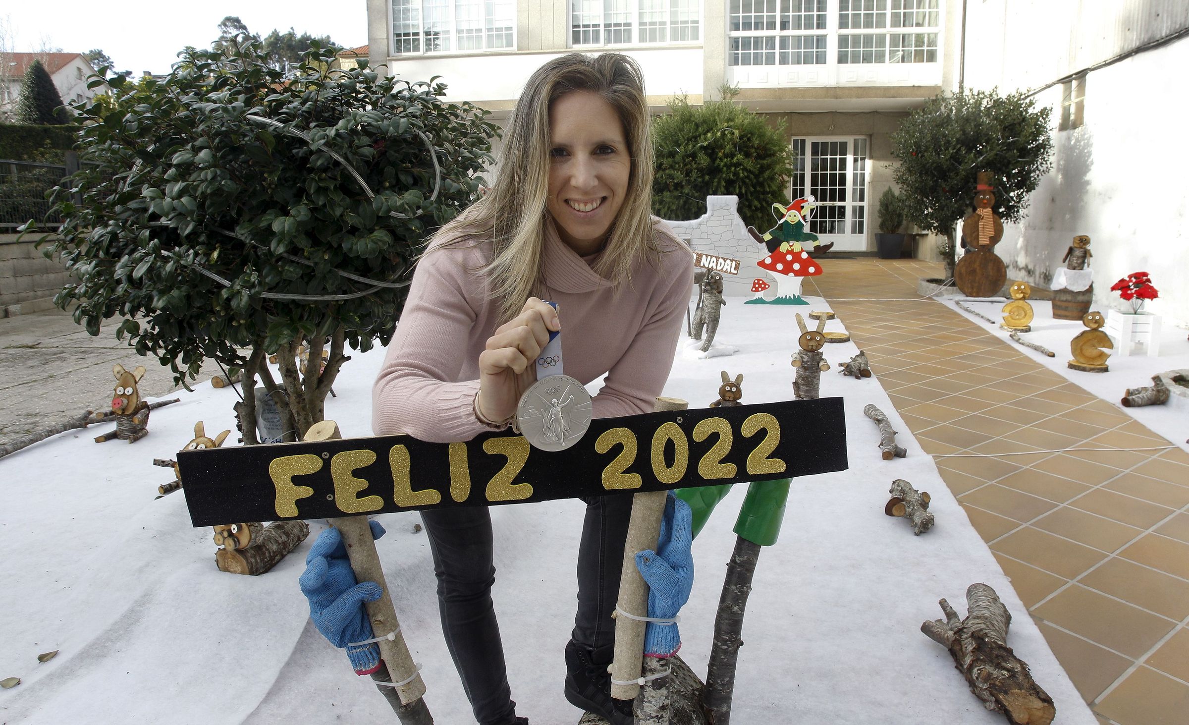 Teresa Portela desxanos que o 2022 sexa mellor para todos. 22/12/2021