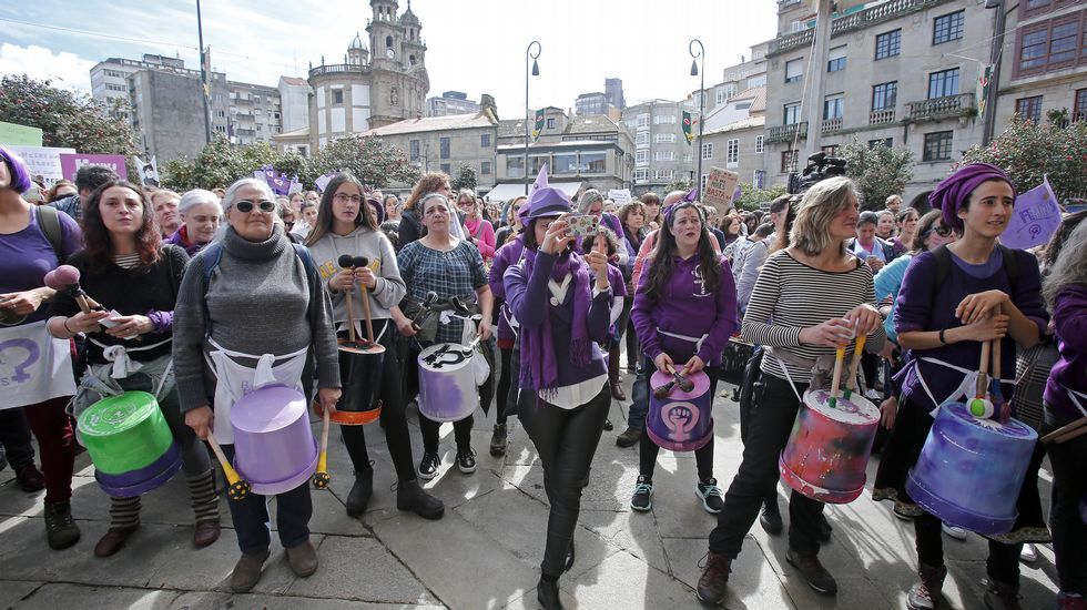 Condentración del 8M. Día de la Mujer