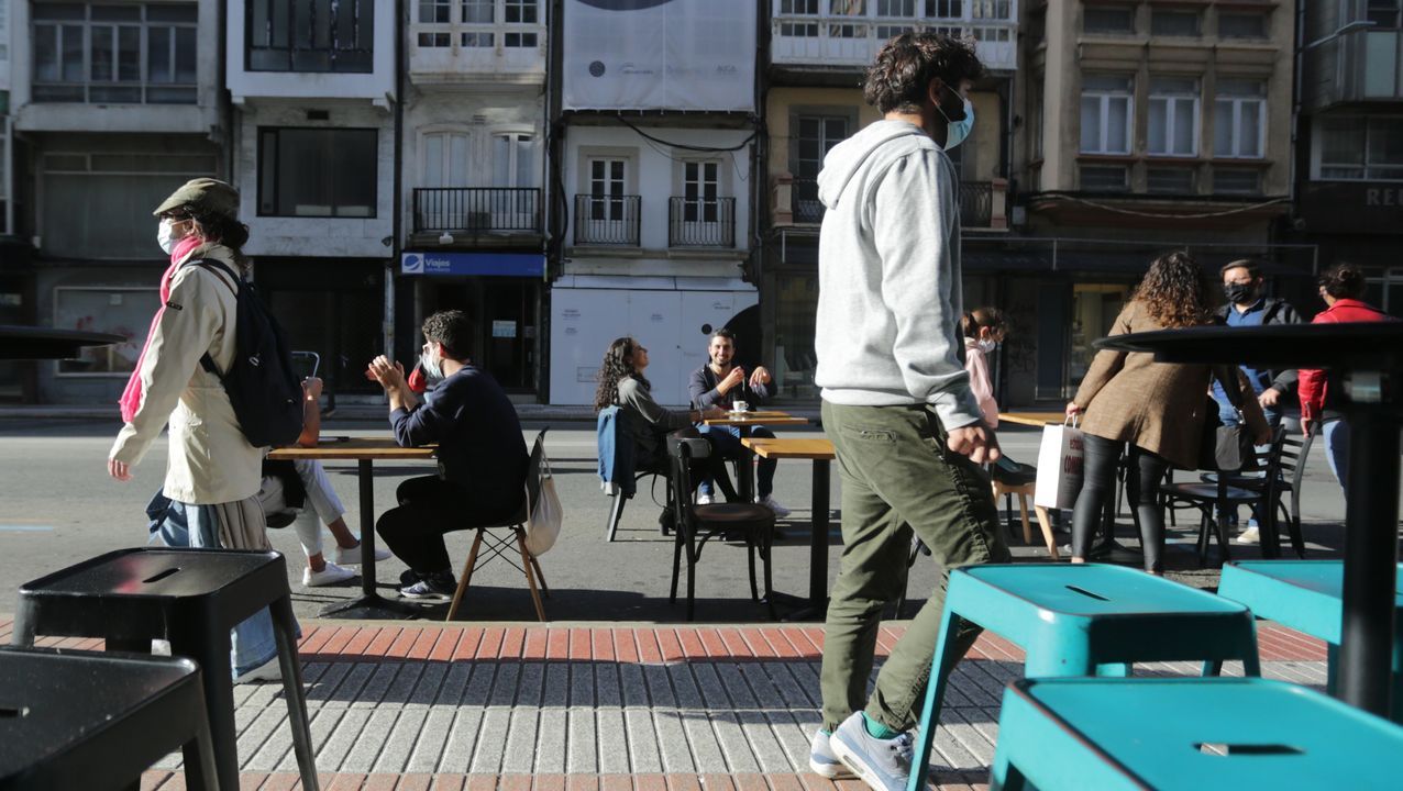 La calle San Andrés se cortó al tráfico durante cuatro horas en la tarde de este sábado
