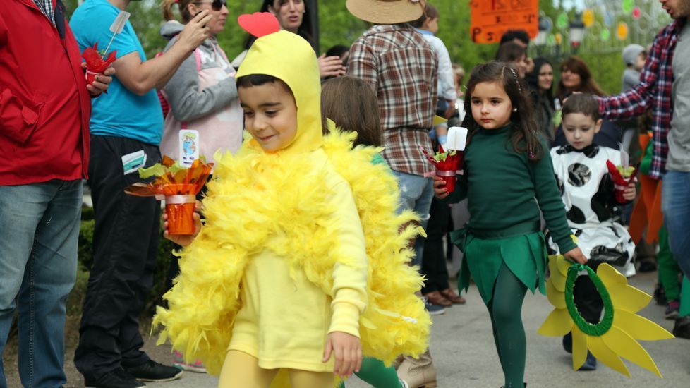 Proyecto Voz Natura del Colegio Jaime Balmes celebrando el día da terra
