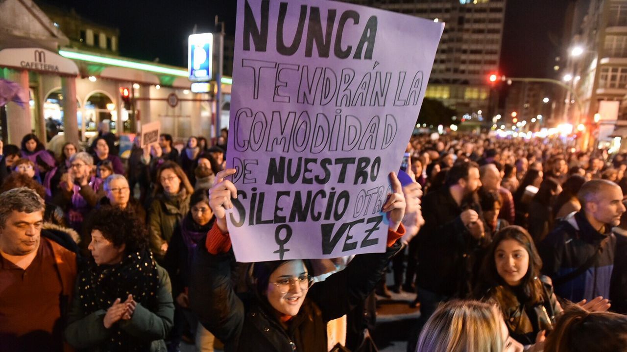 Manifestación central de A Coruña