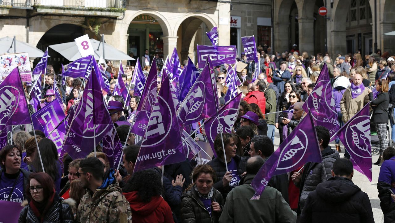 Las imágenes del 8M en Ourense